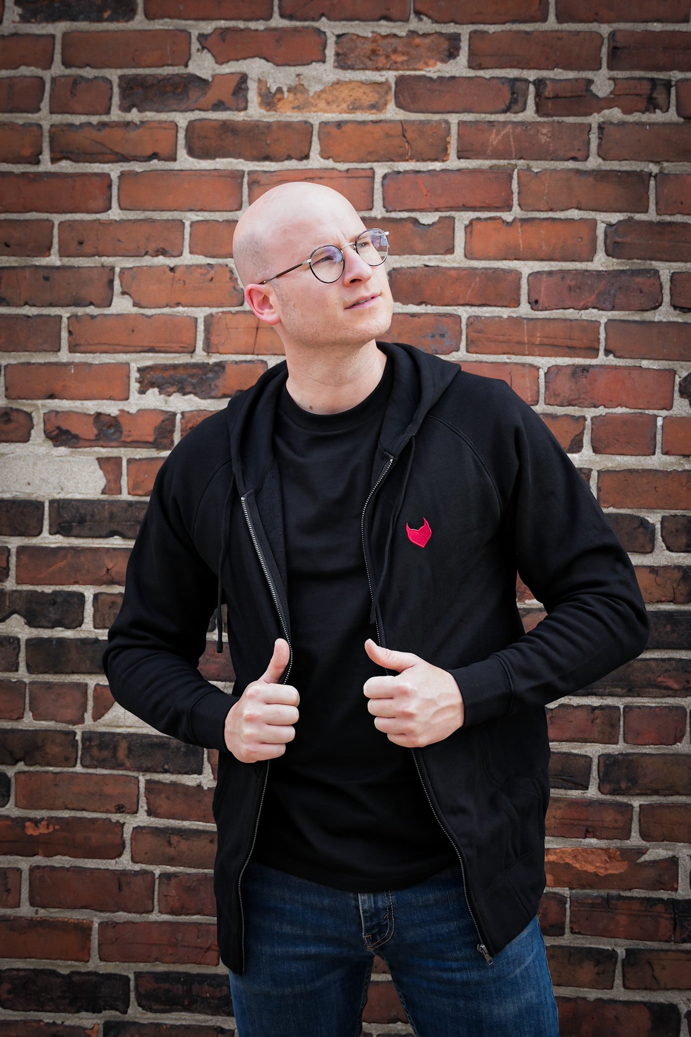 Devil Heart Zip-Up Hoodie