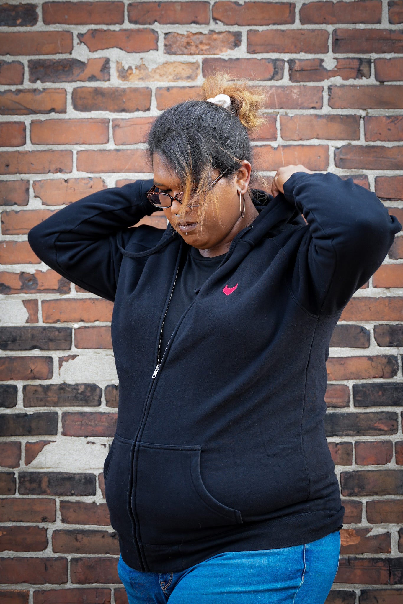 Devil Heart Zip-Up Hoodie