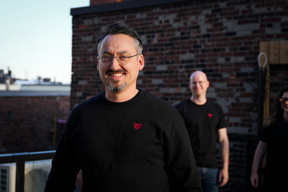 Devil Heart Crew Neck Sweatshirt